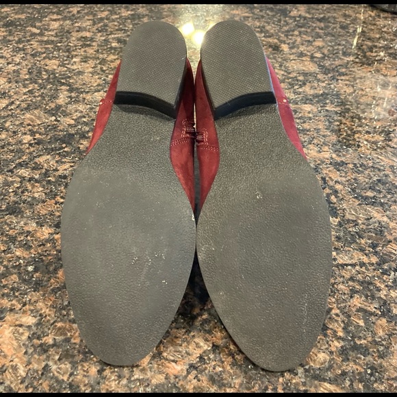 LC Lauren Conrad Burgundy Size 8 1/2M Ankle Boots - Picture 3 of 5